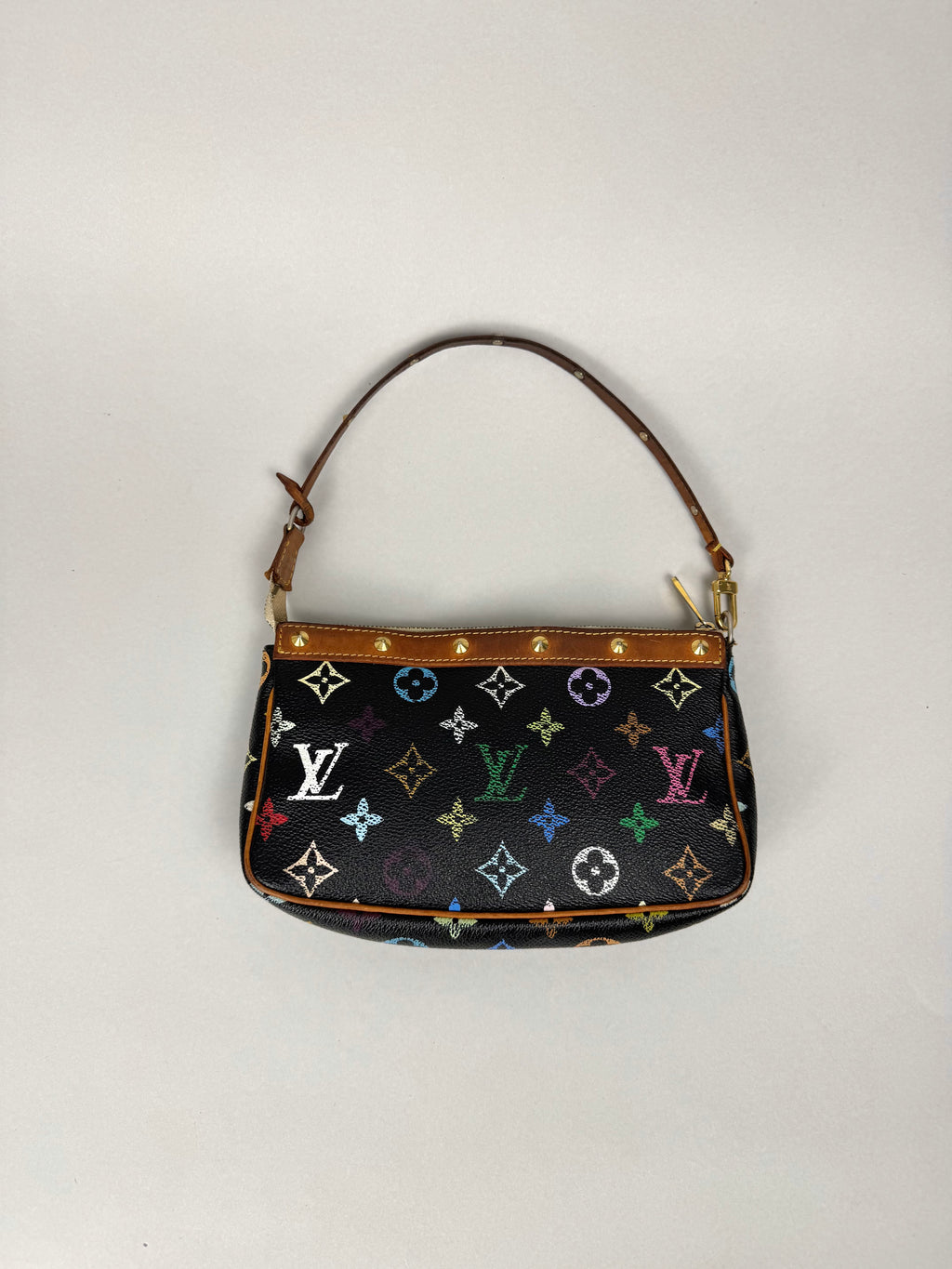 Louis Vuitton Pochette Multicolor Black Monogram