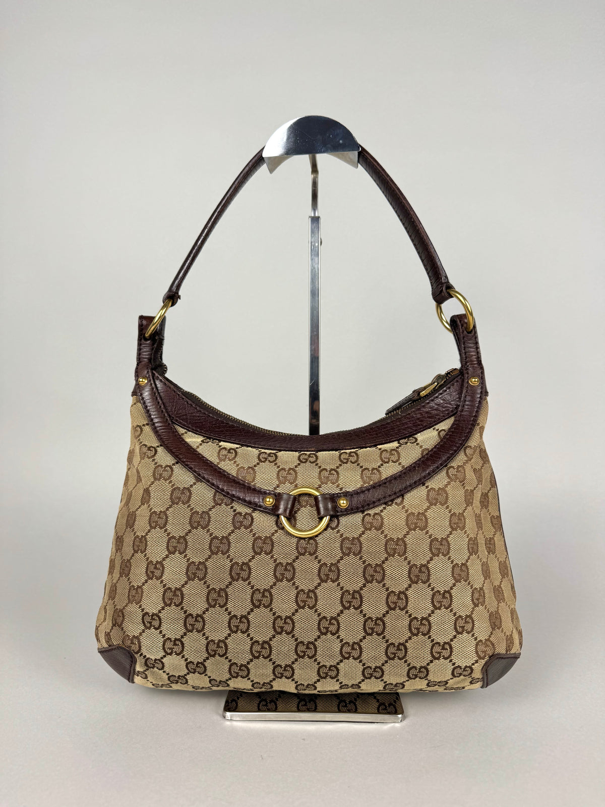 Gucci Monogram Horsebit Shoulder