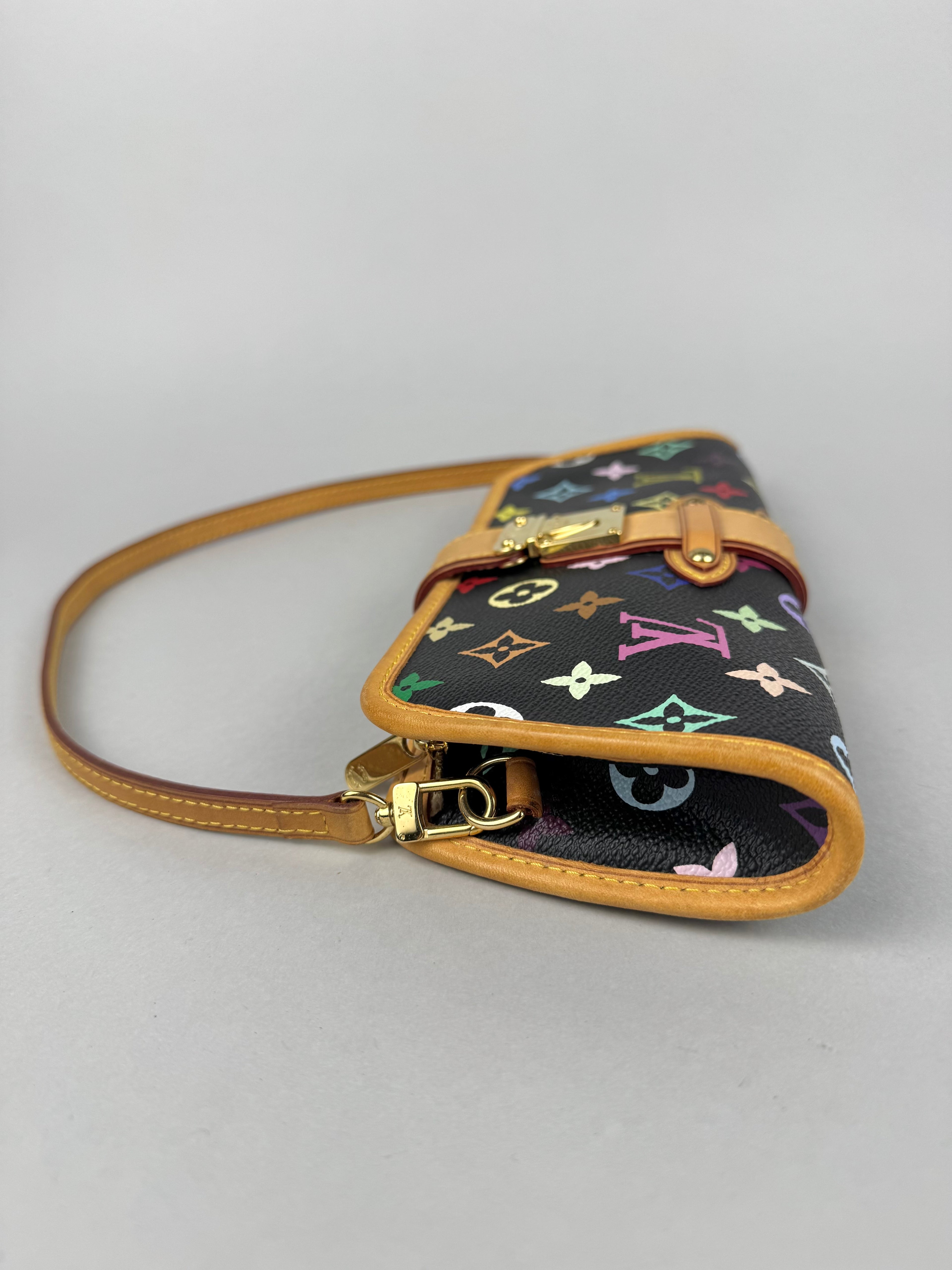 Louis Vuitton Shirley Monogram Multicolor Black