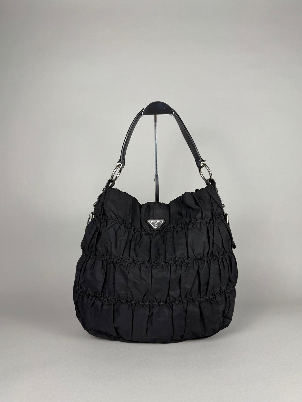 Prada Nappa Gaufre Black Nylon