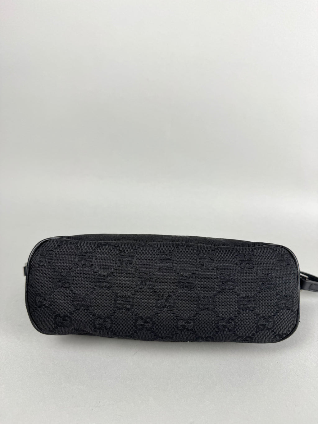 Gucci Boat Monogram Black Pochette
