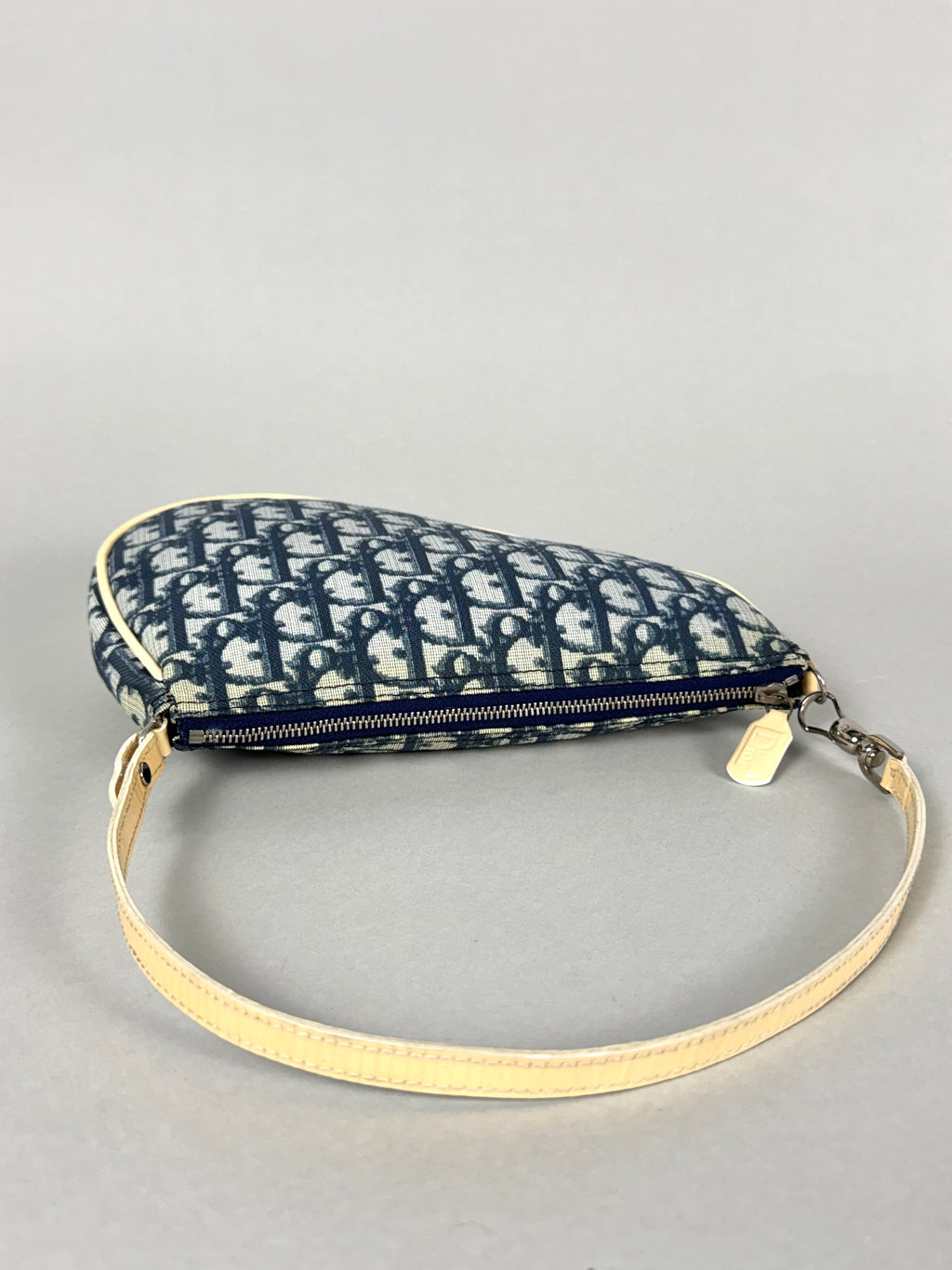 Christian Dior Monogram Mini Saddle Oblique Blue