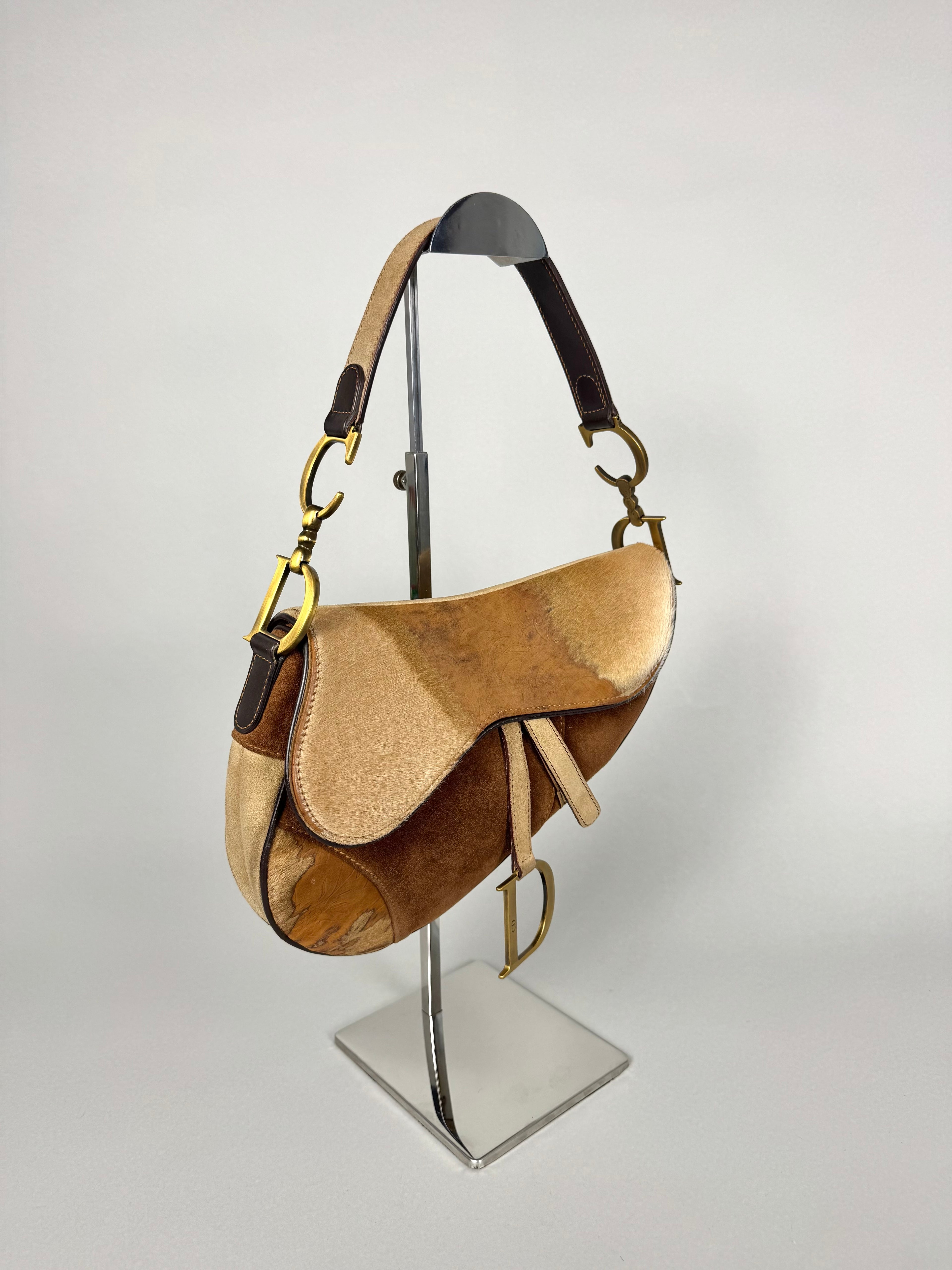 Christian Dior Pony Hair Saddle