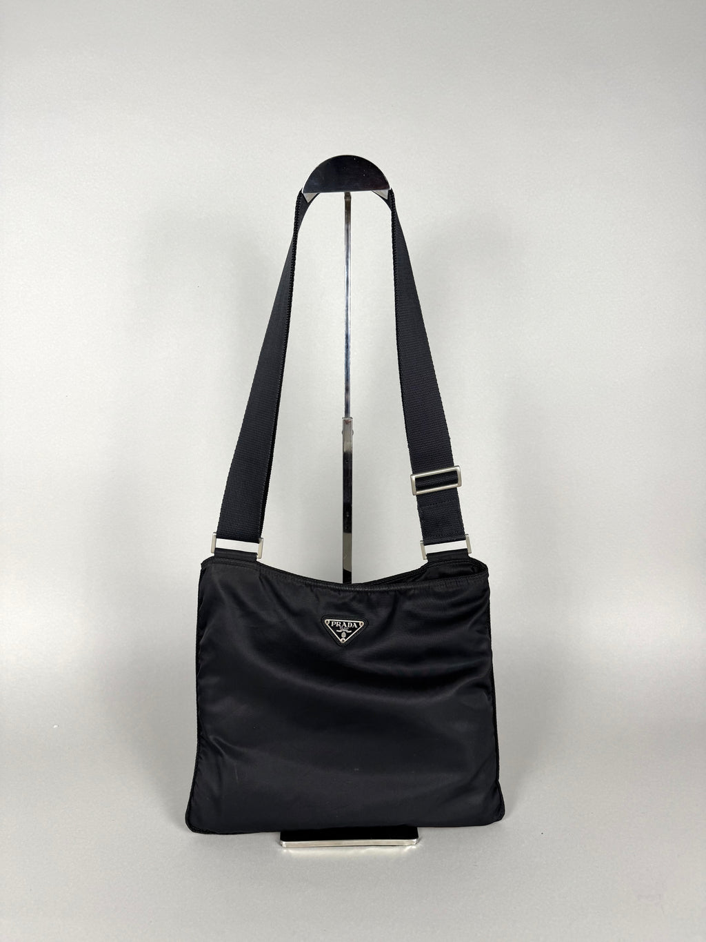 Prada Black Nylon Crossbody Medium