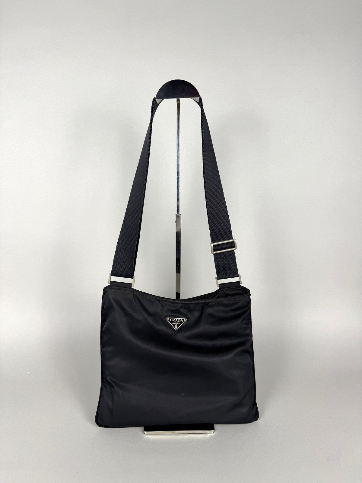 Prada Black Nylon Crossbody Medium