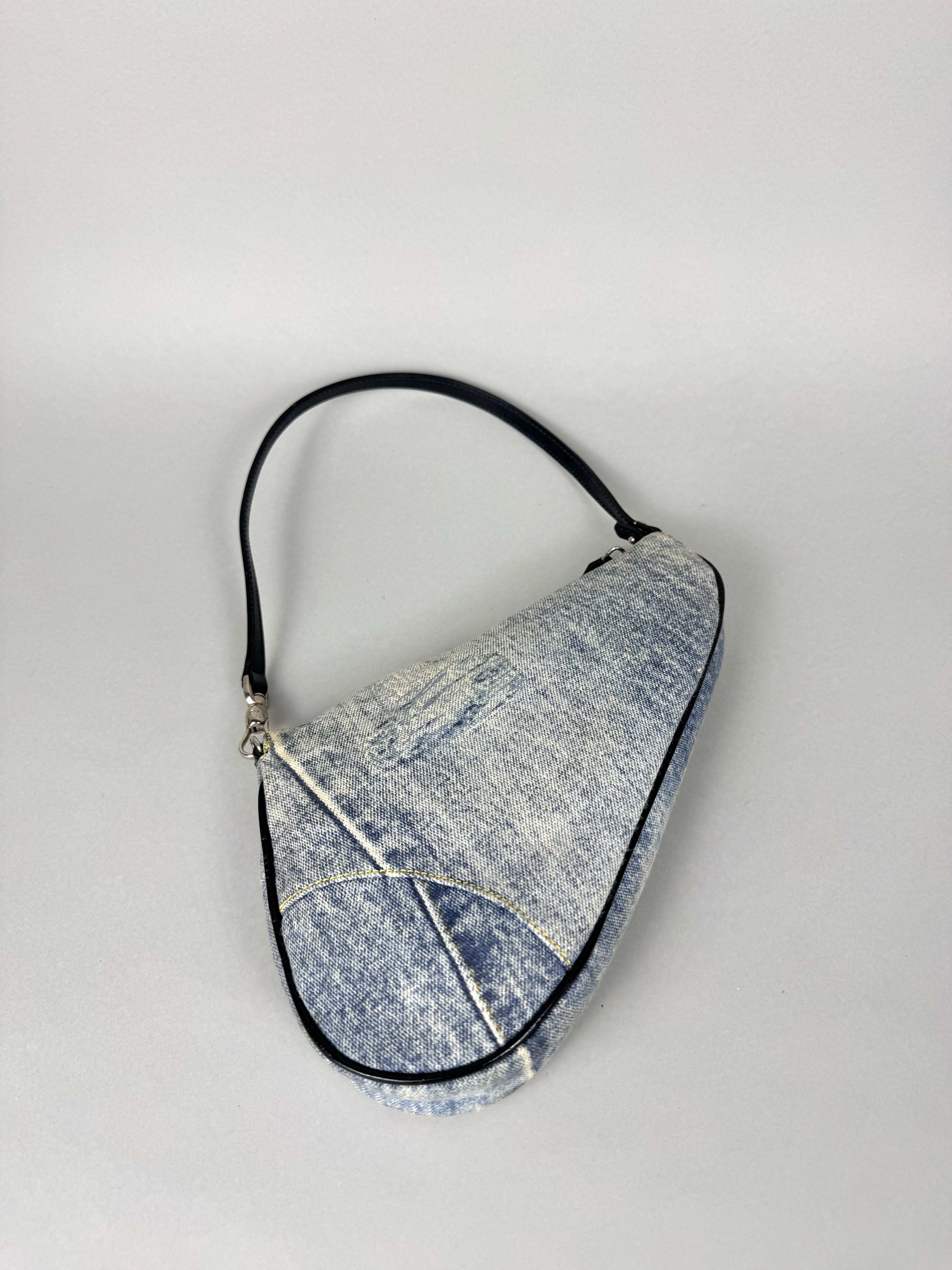 Christian Dior Mini Saddle Denim