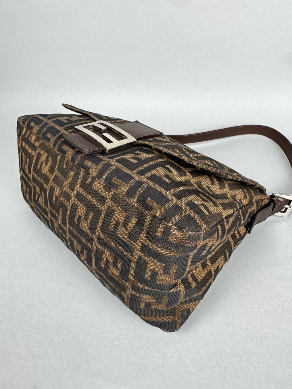 Fendi Monogram Zucca Mamma Baguette