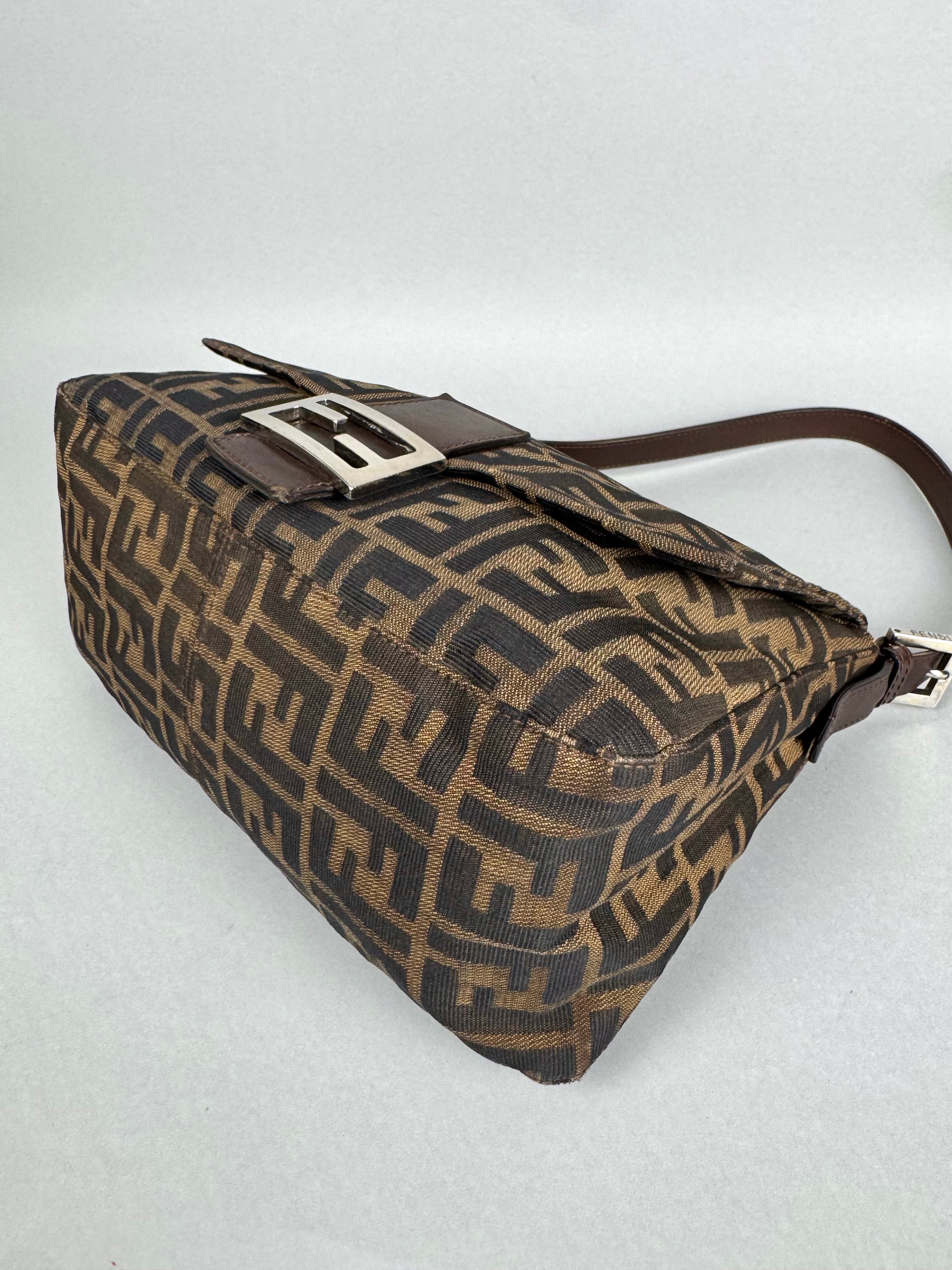 Fendi Monogram Zucca Mamma Baguette