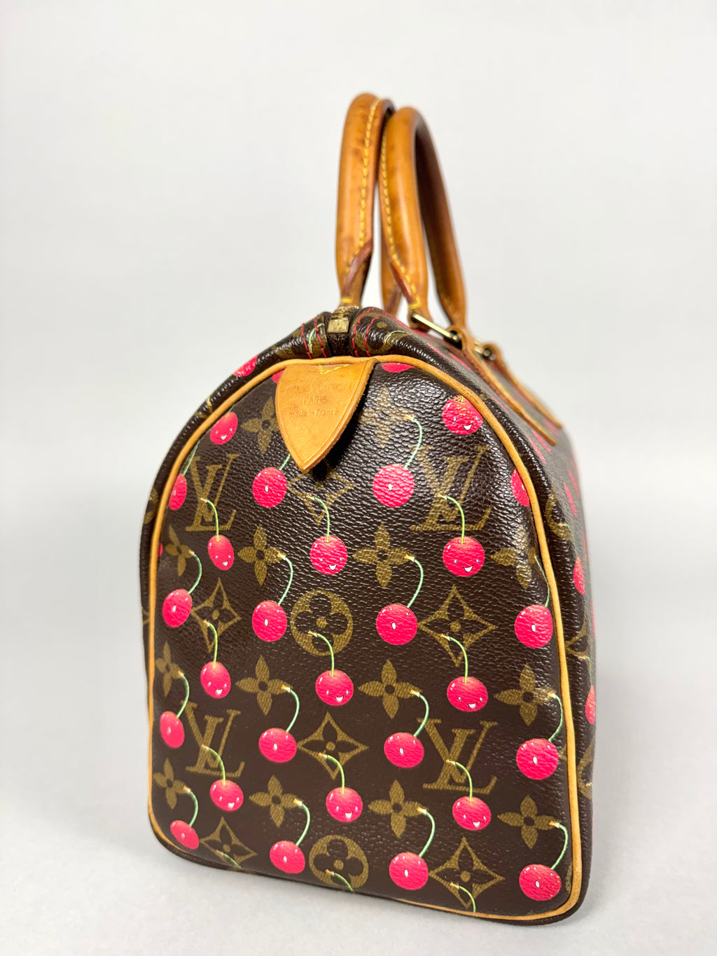 Louis Vuitton Monogram Speedy Cerises 25