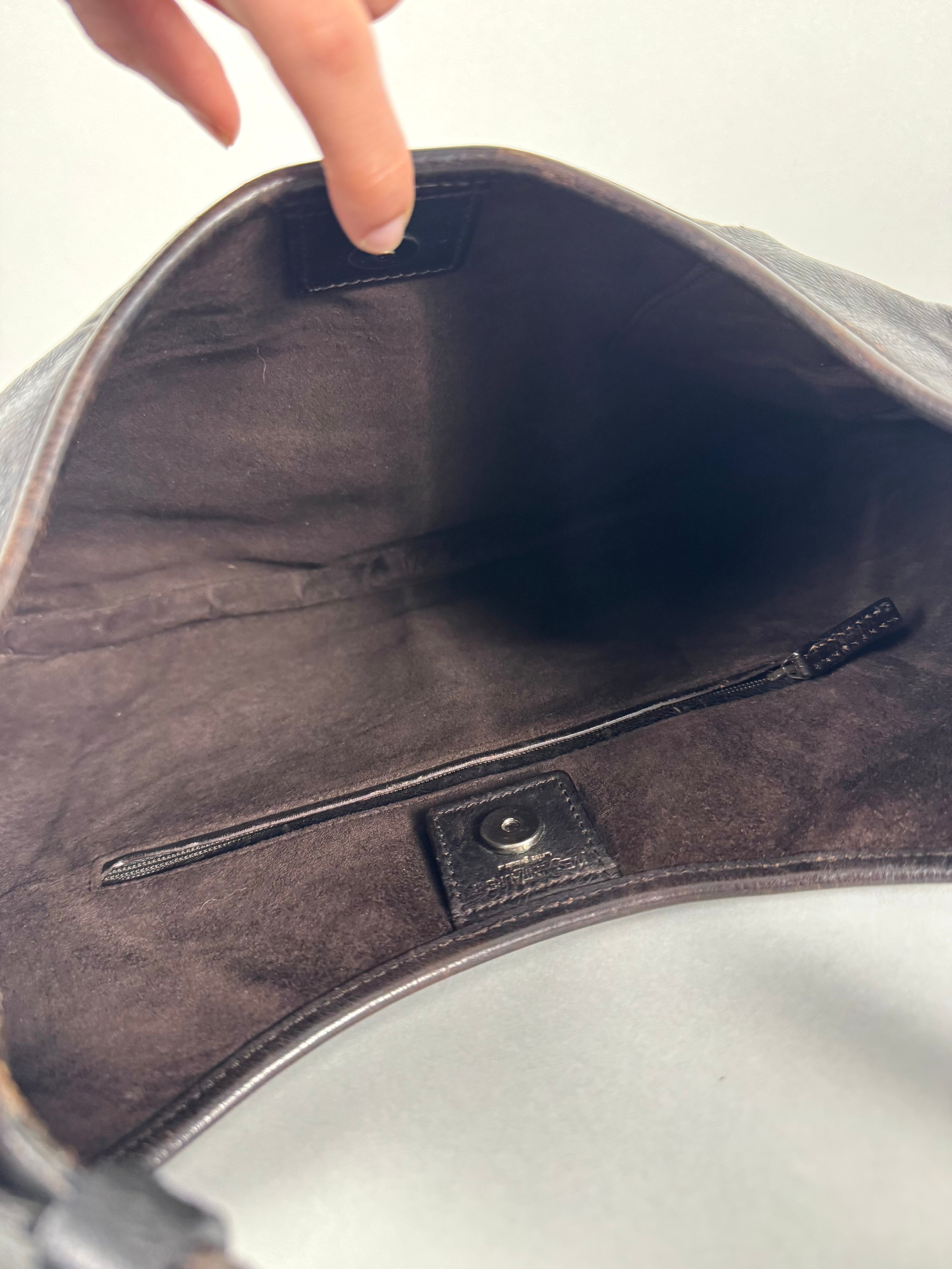 Yves Saint Laurent Mombasa Leather Brown