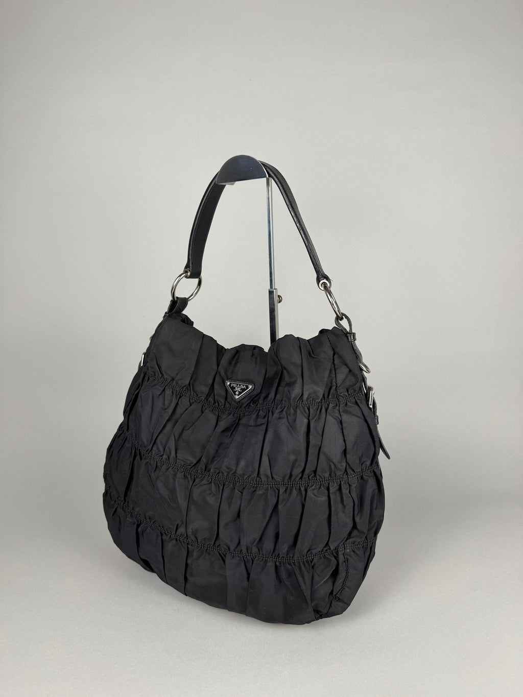 Prada Nappa Gaufre Black Nylon