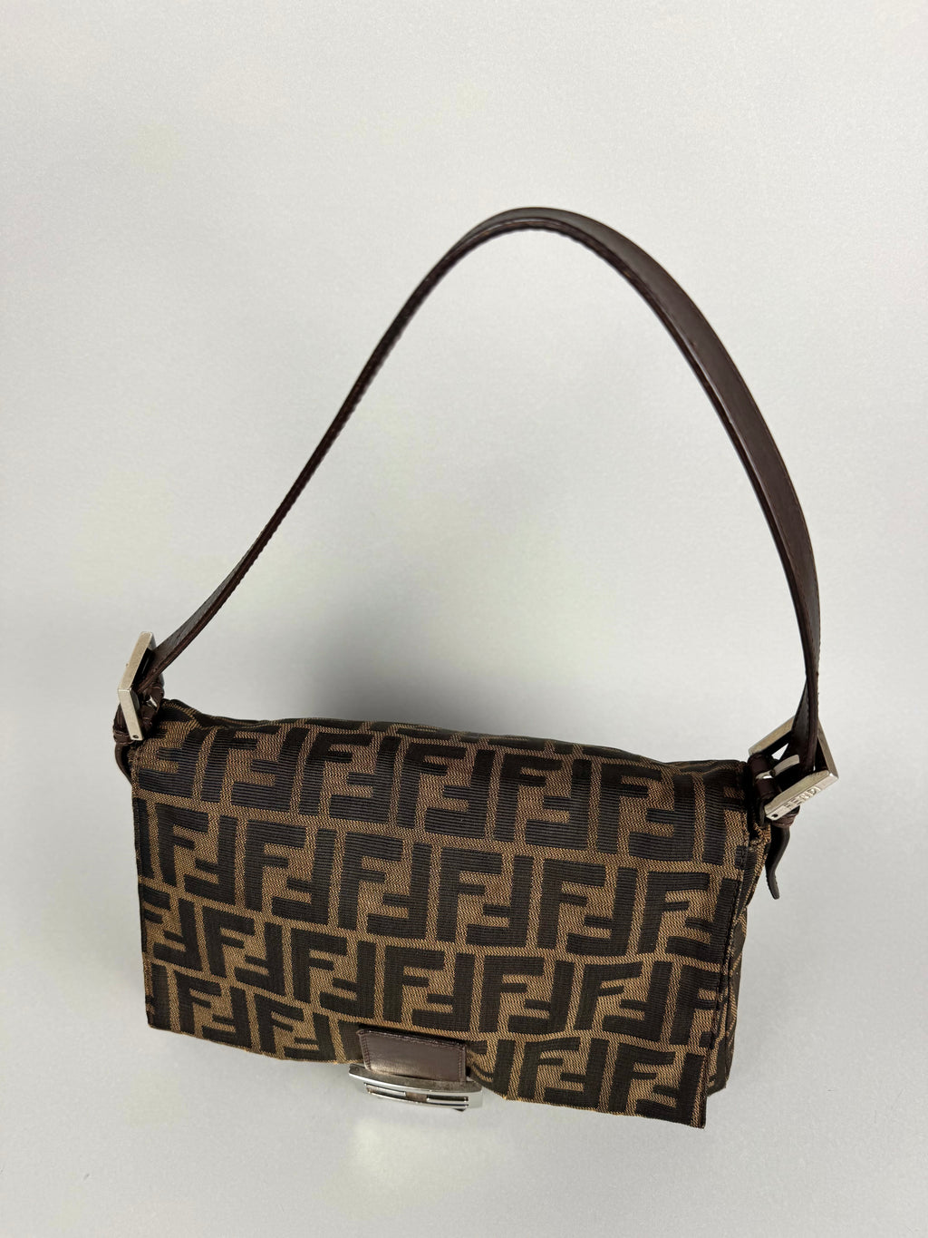 Fendi Monogram Zucca Mamma Baguette