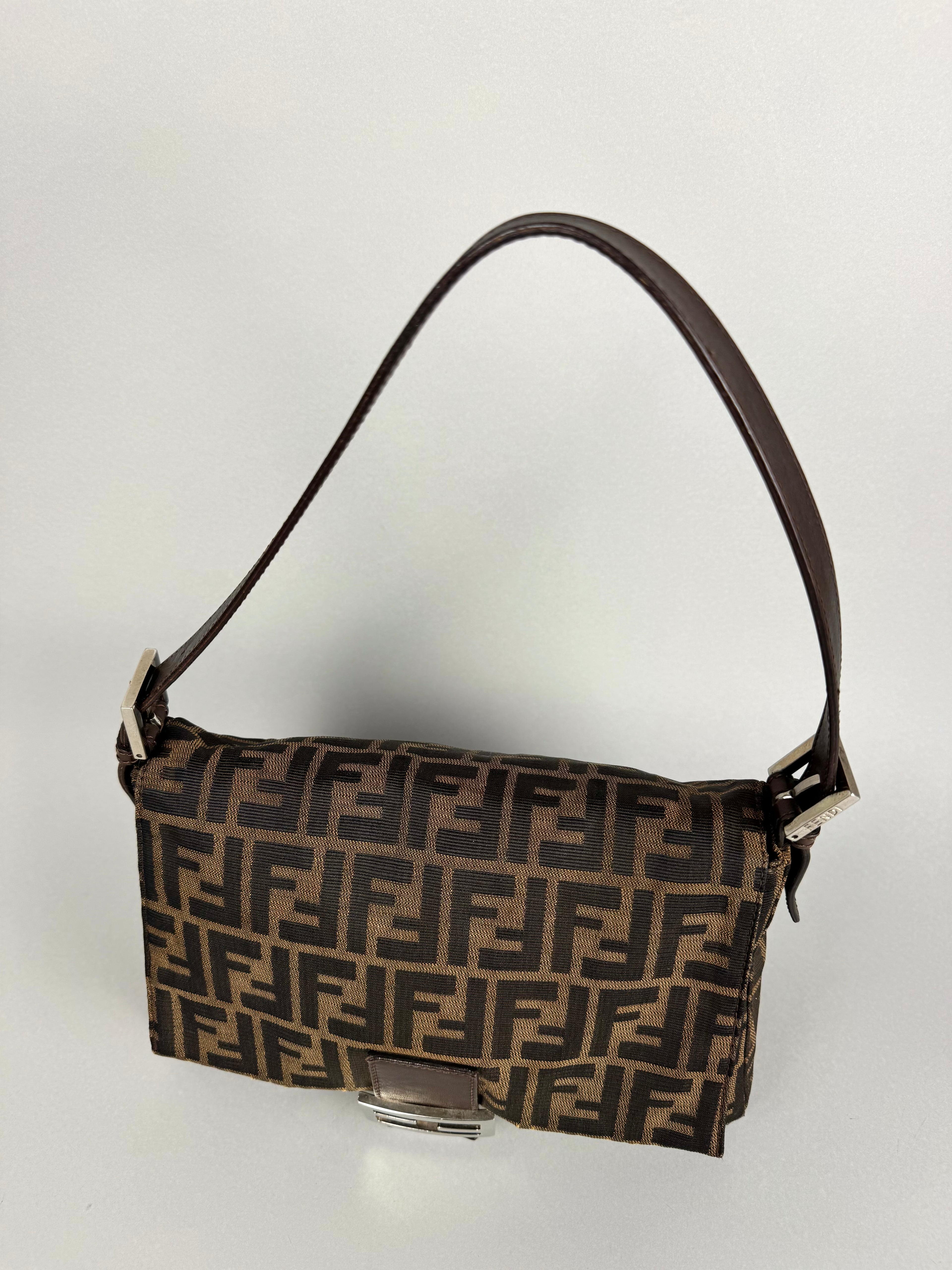 Fendi Monogram Zucca Mamma Baguette