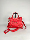 Balenciaga Motocross 21 City Leather Red