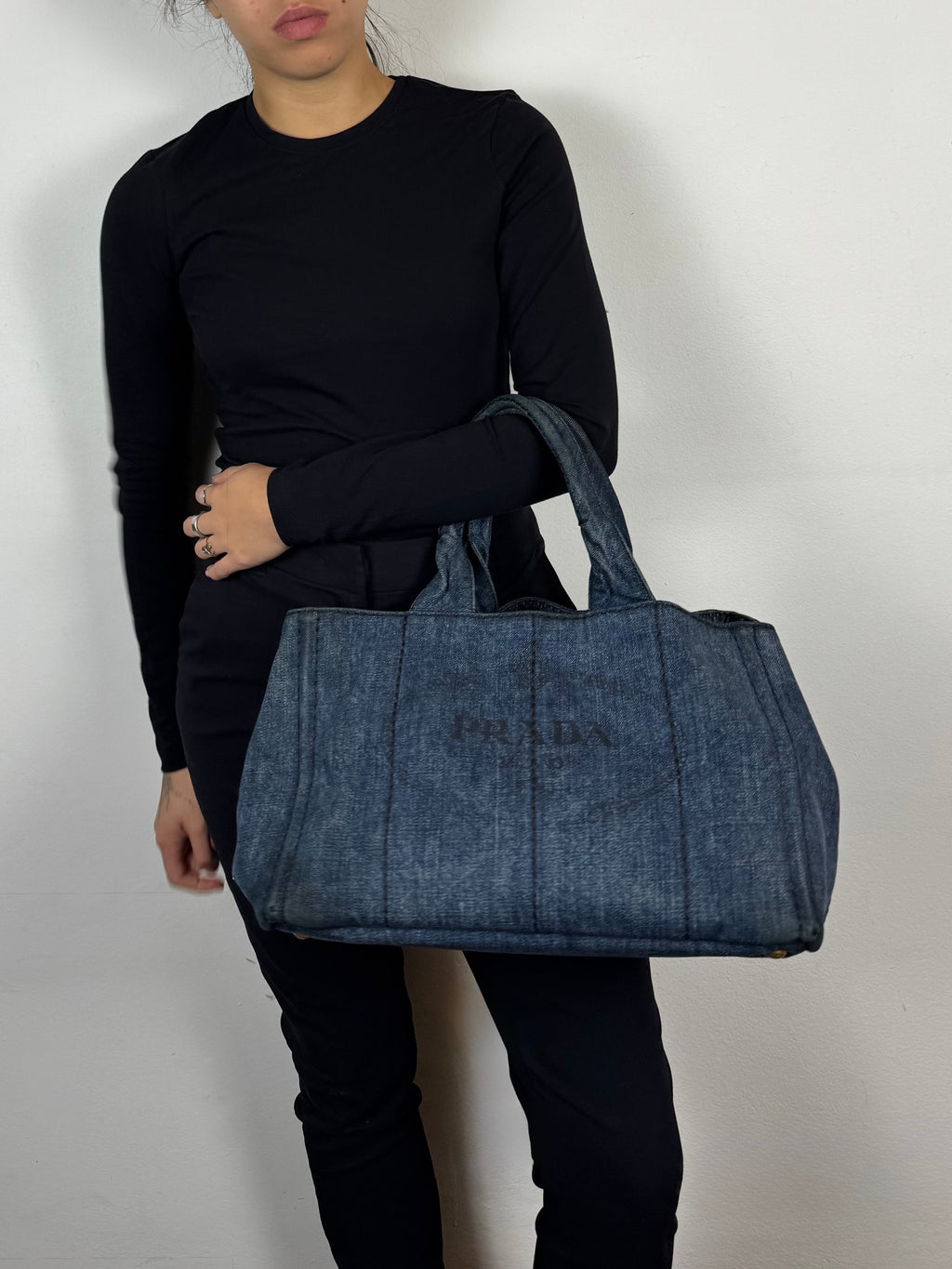 Prada Denim Tote