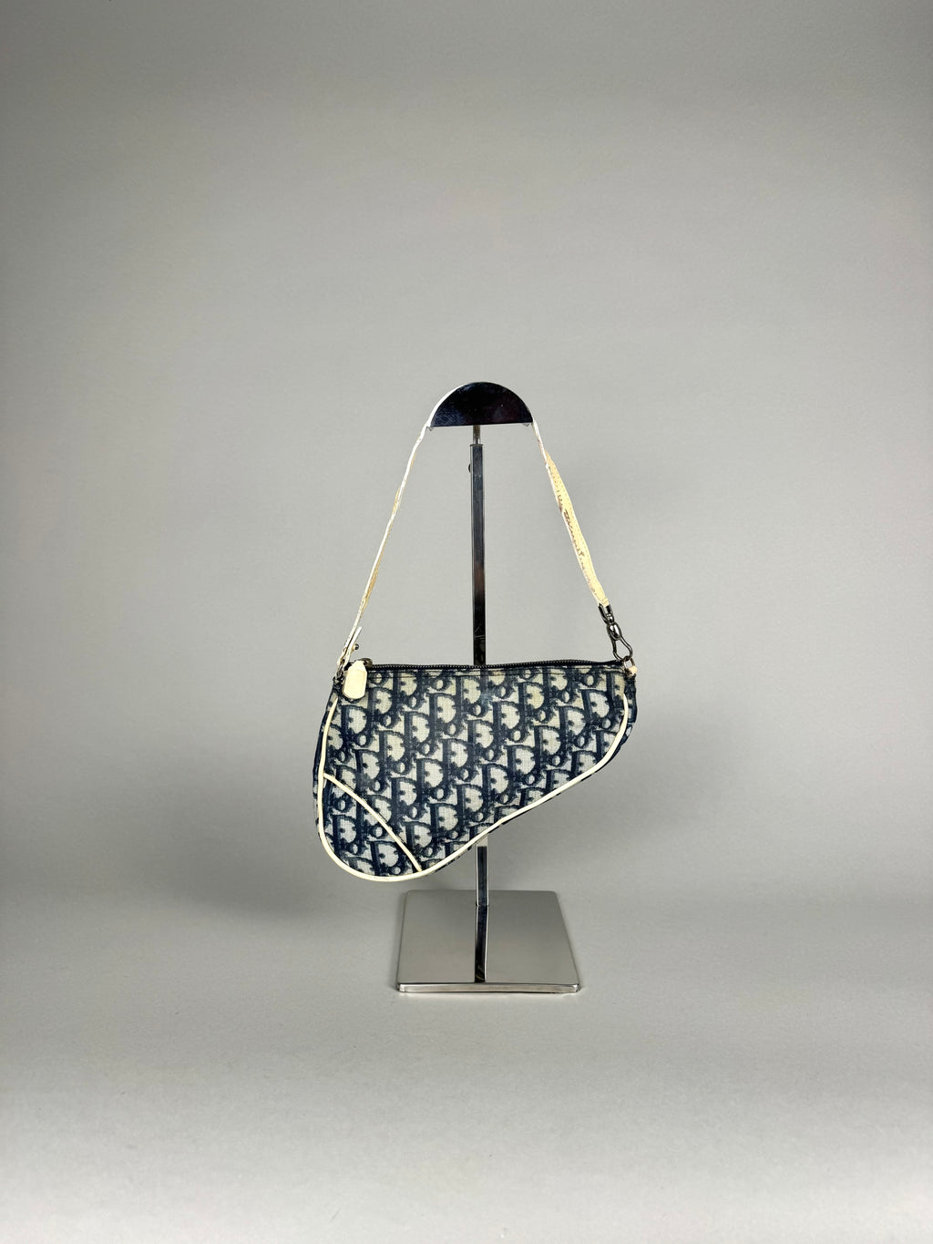 Christian Dior Monogram Mini Saddle Oblique Blue
