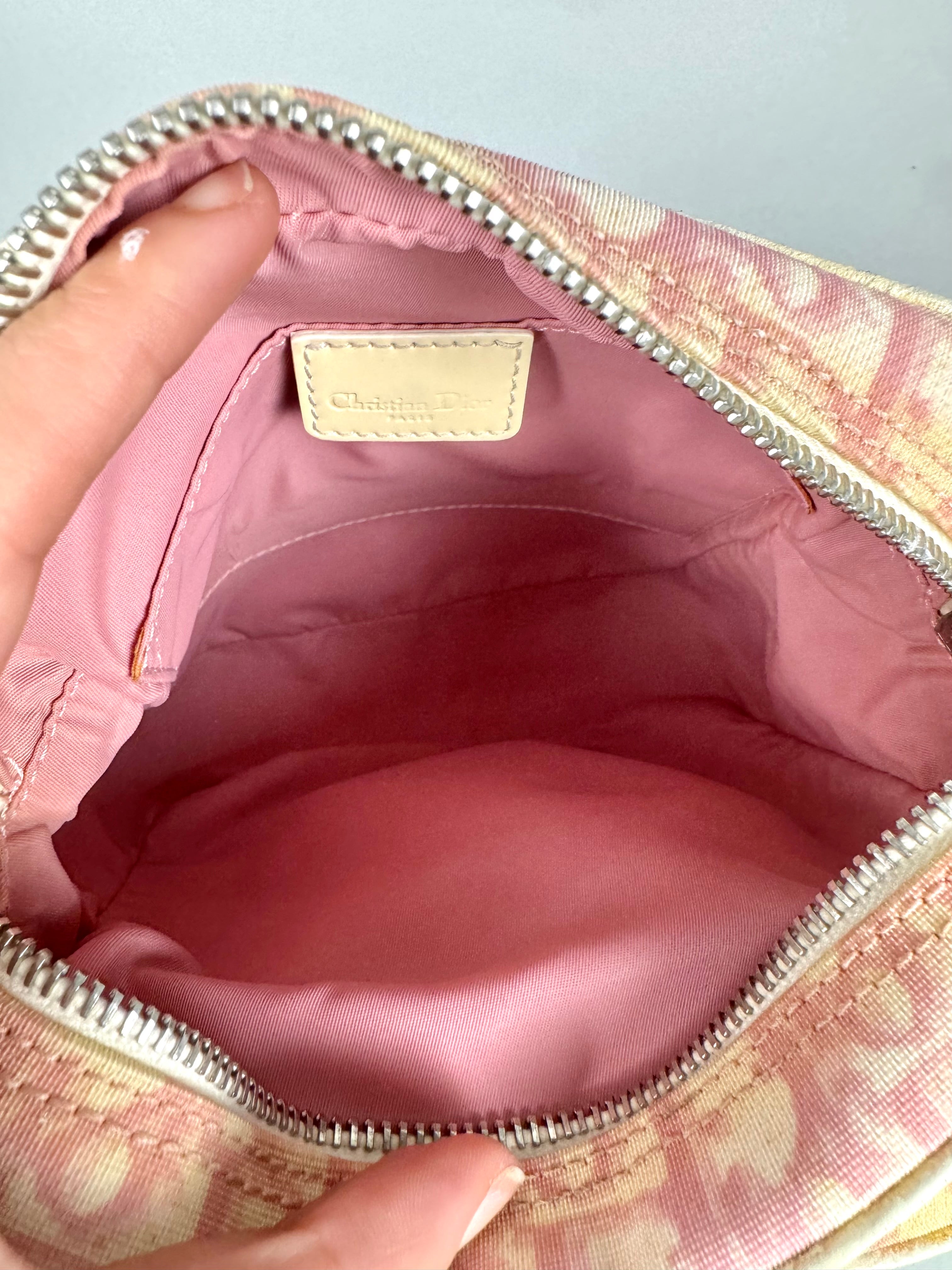 Christian Dior Girly Pink Monogram Trotter Crossbody