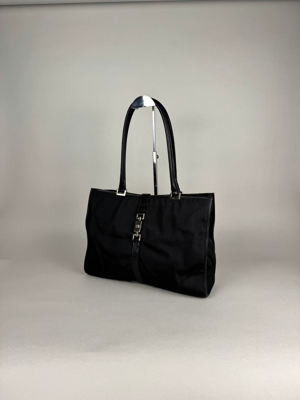 Gucci Jackie Black Cloth Tote