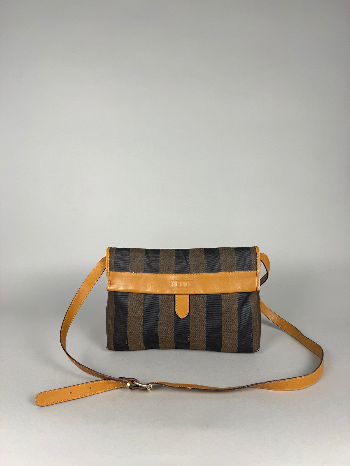Fendi Pequim Stripe Envelope Crossbody
