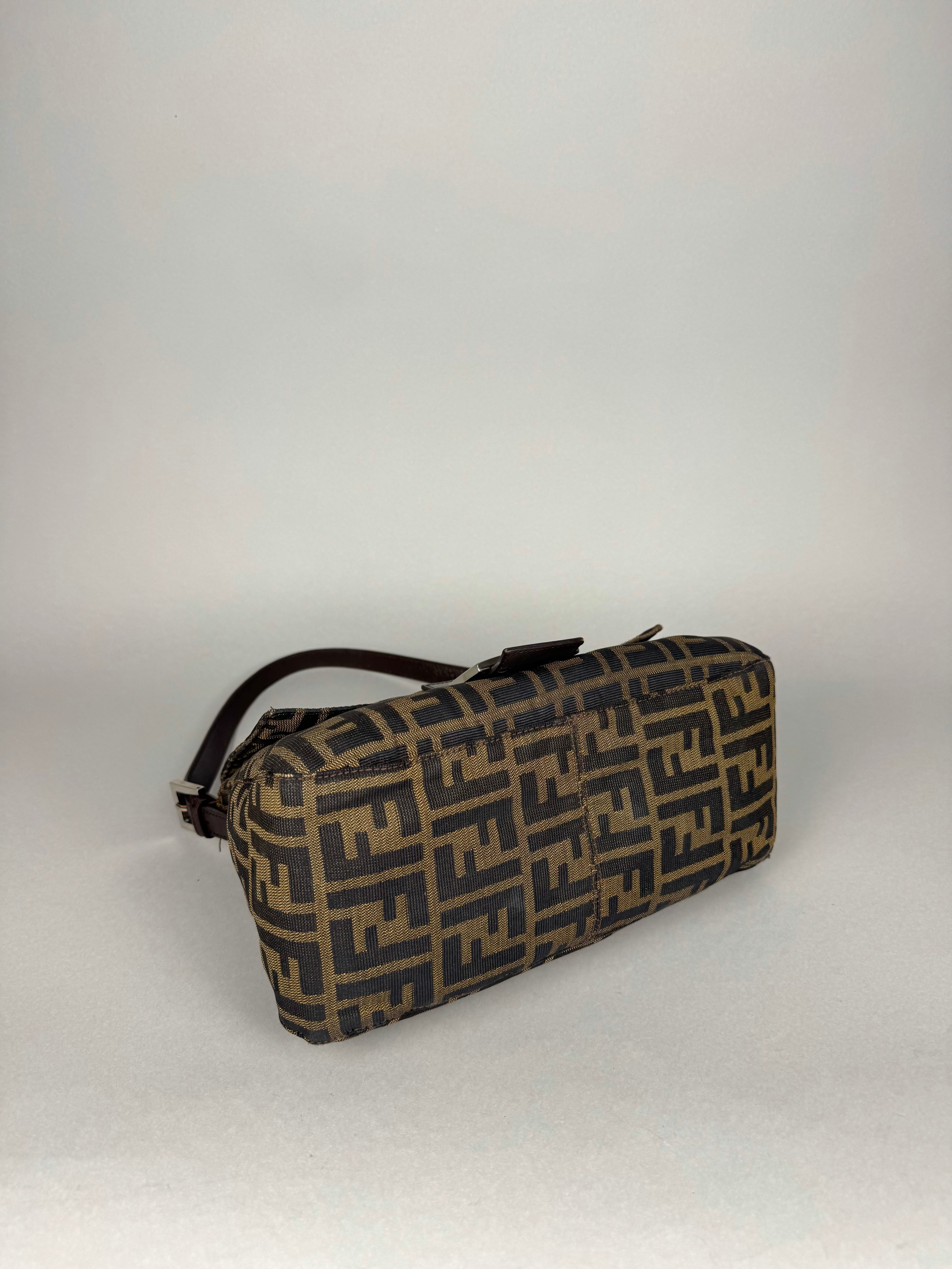 Fendi Monogram Zucca Mamma Baguette