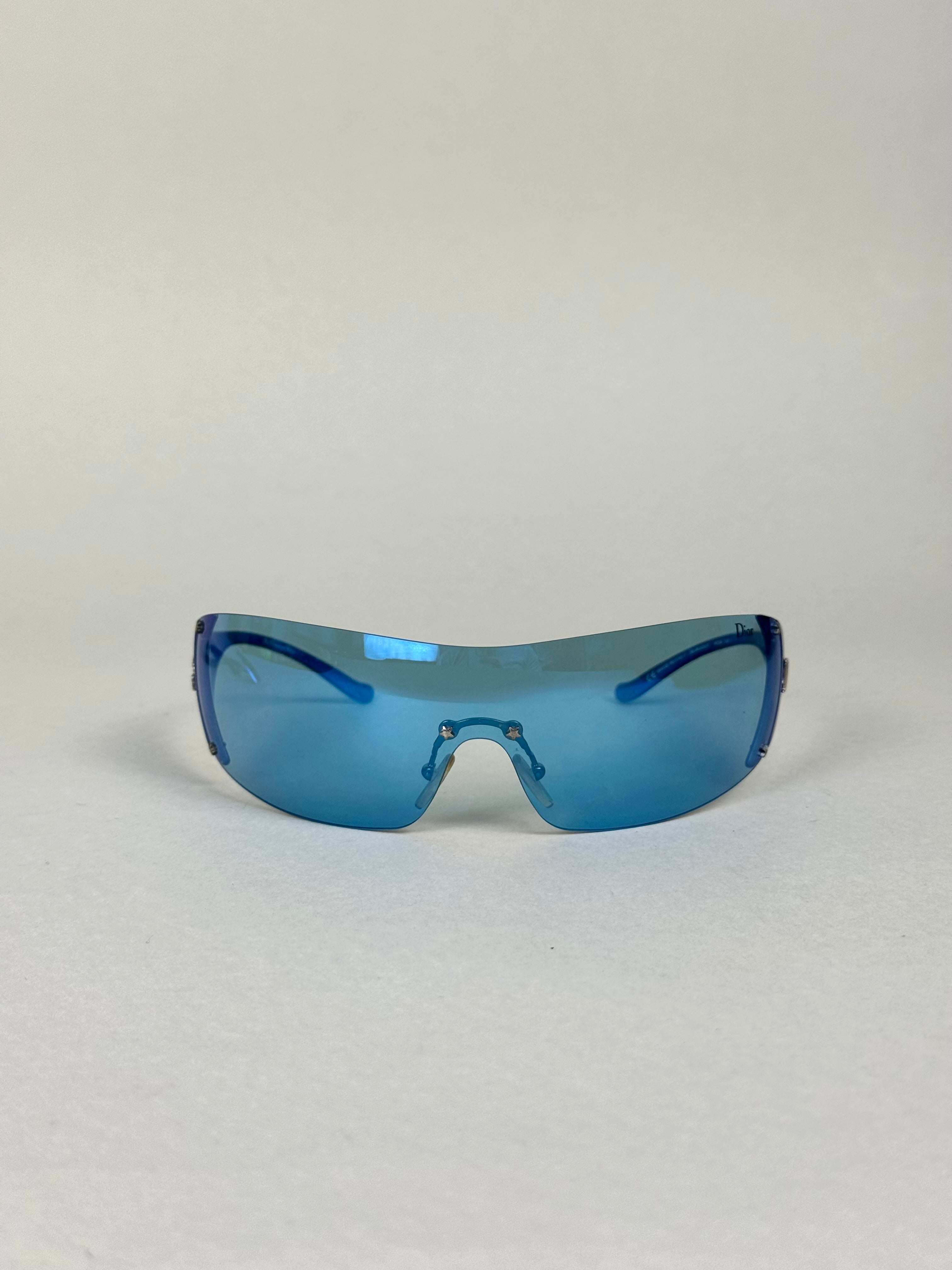 Christian Dior Golf Visor Blue Sunglasses