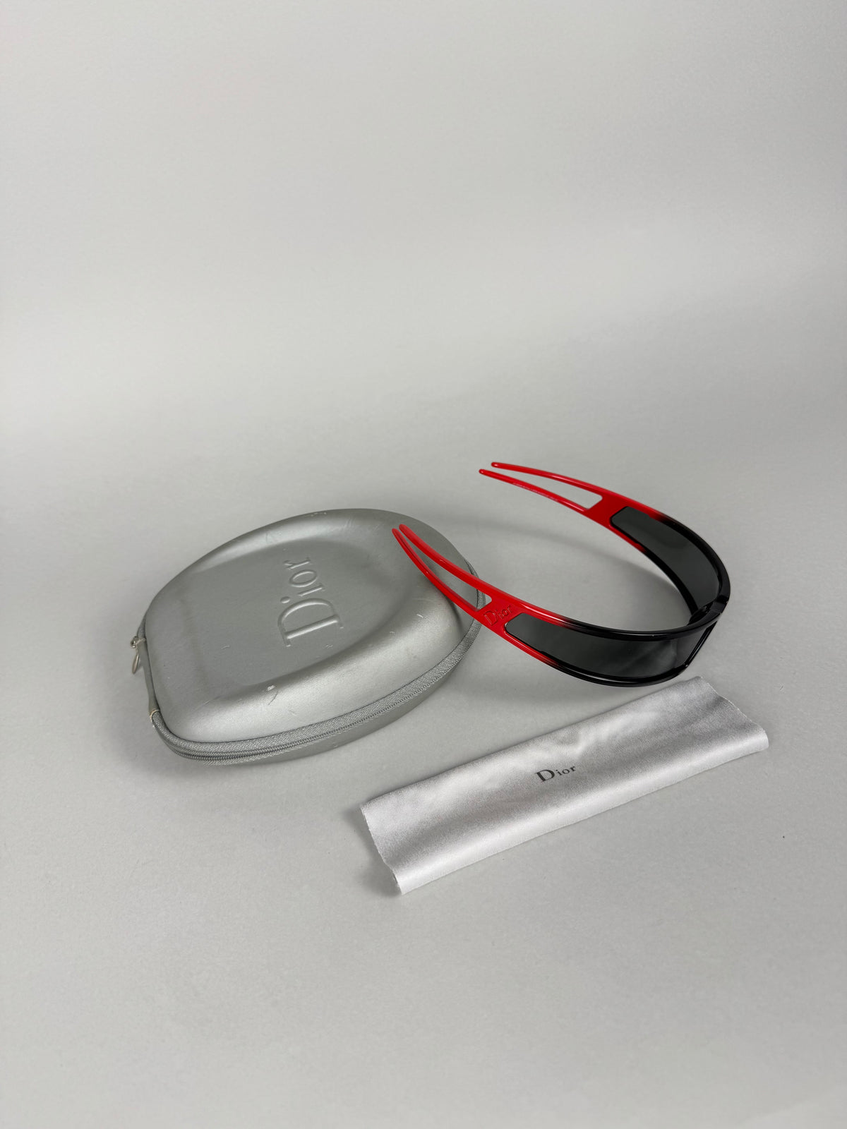 Christian Dior Red and Black Bandage 1 Sunglasses