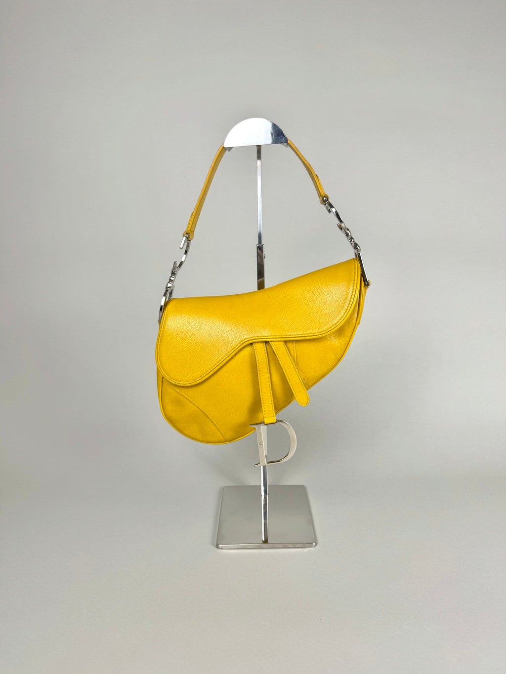 Christian Dior Saddle Yellow Leather