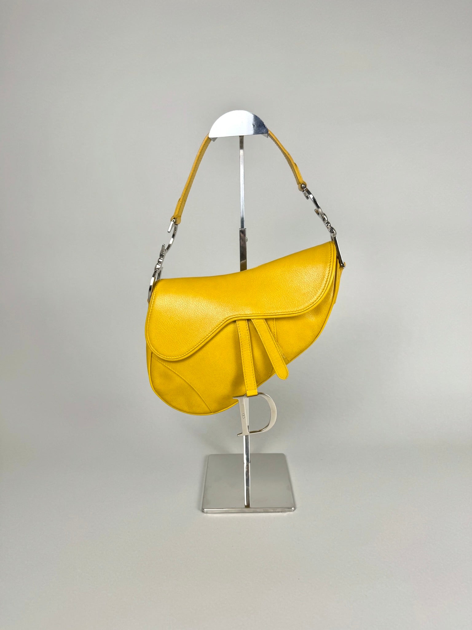 Christian Dior Saddle Yellow Leather
