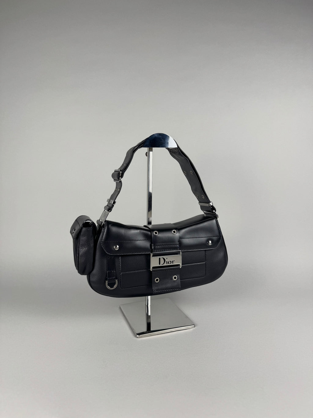 Christian Dior Street Chic Columbus Pocket Black Leather