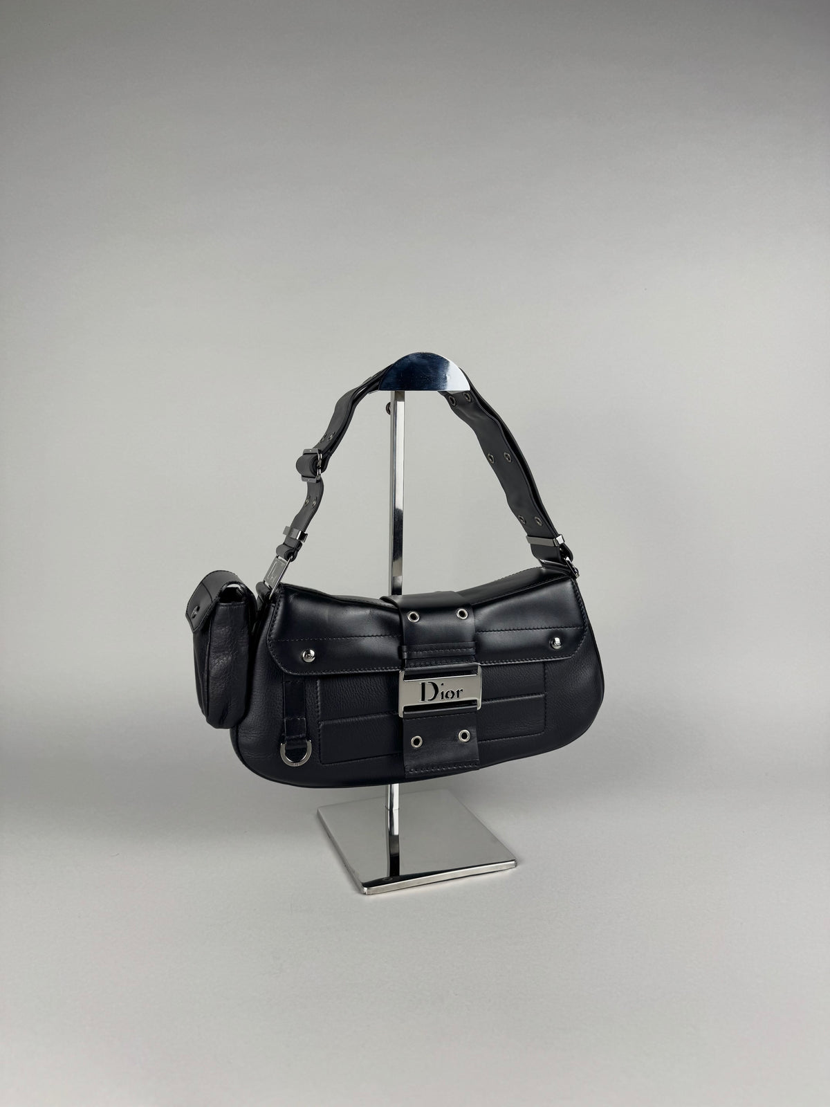 Christian Dior Street Chic Columbus Pocket Black Leather