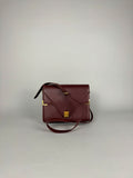 Cartier Classic Calfskin Leather Burgundy Envelope Double Flap