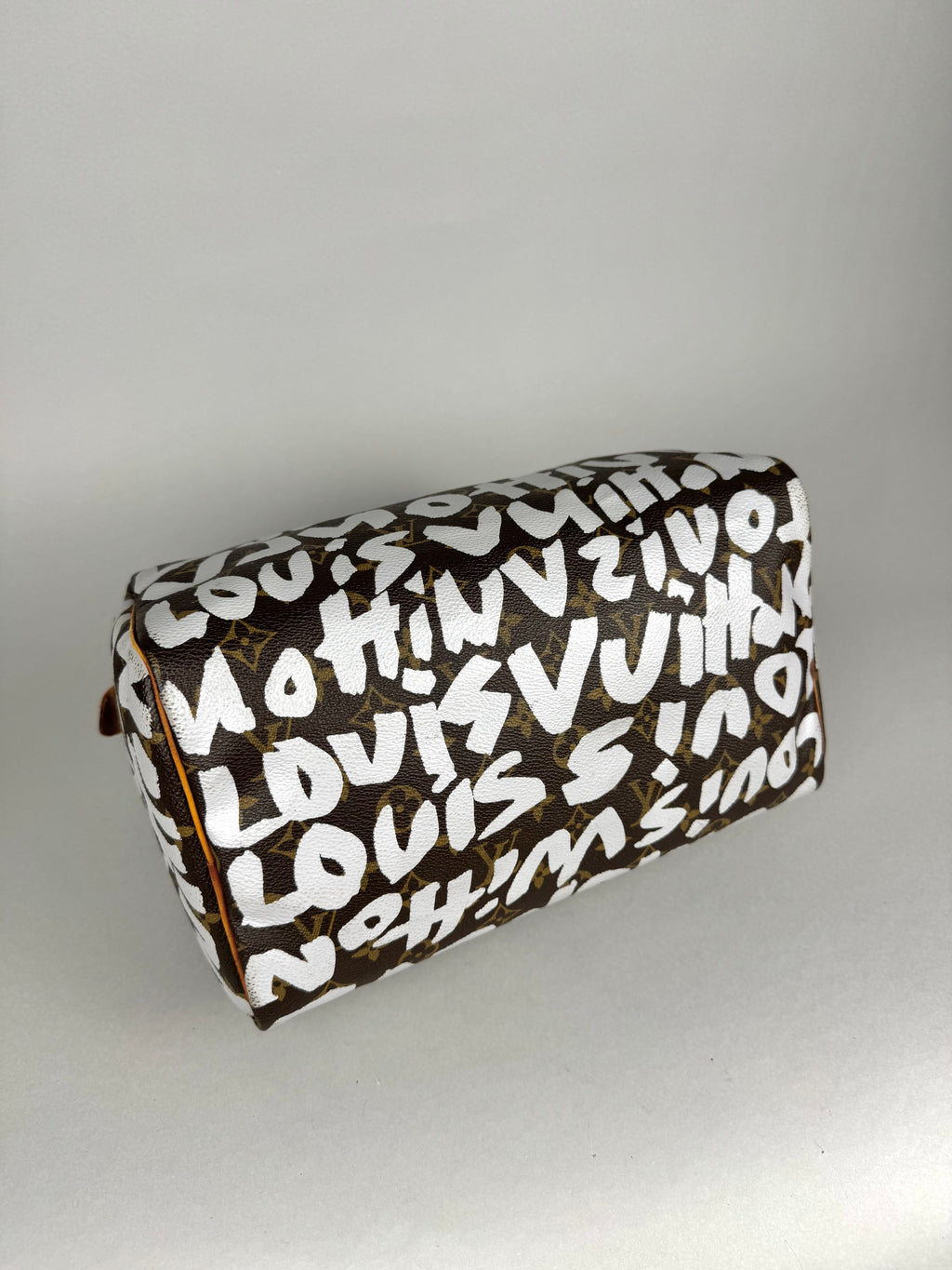 Louis Vuitton Speedy 30 Grafitti White Stephen Sprouse
