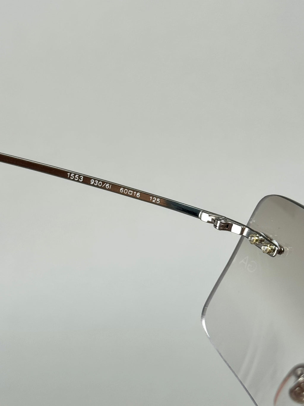 Giorgio Armani Transparent Sunglasses 00s