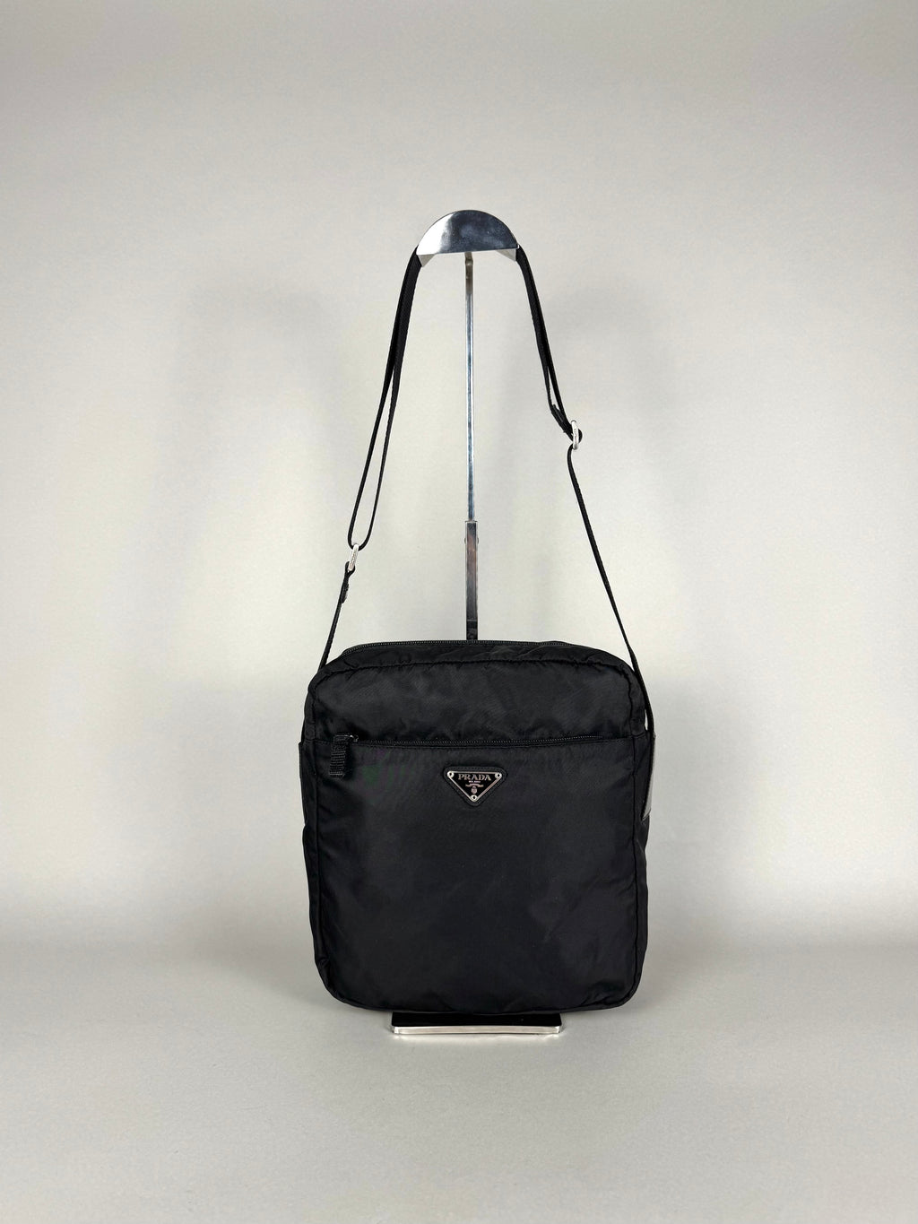 Prada Tessuto Messenger Crossbody Nylon Bag
