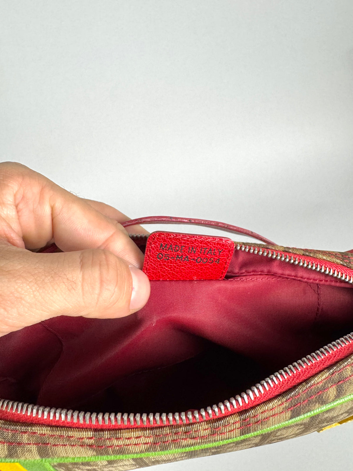 Christian Dior Monogram Rasta Pochette