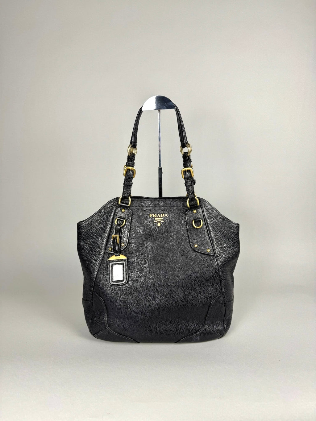 Prada Vitello Daino Leather Black