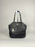 Prada Vitello Daino Leather Black