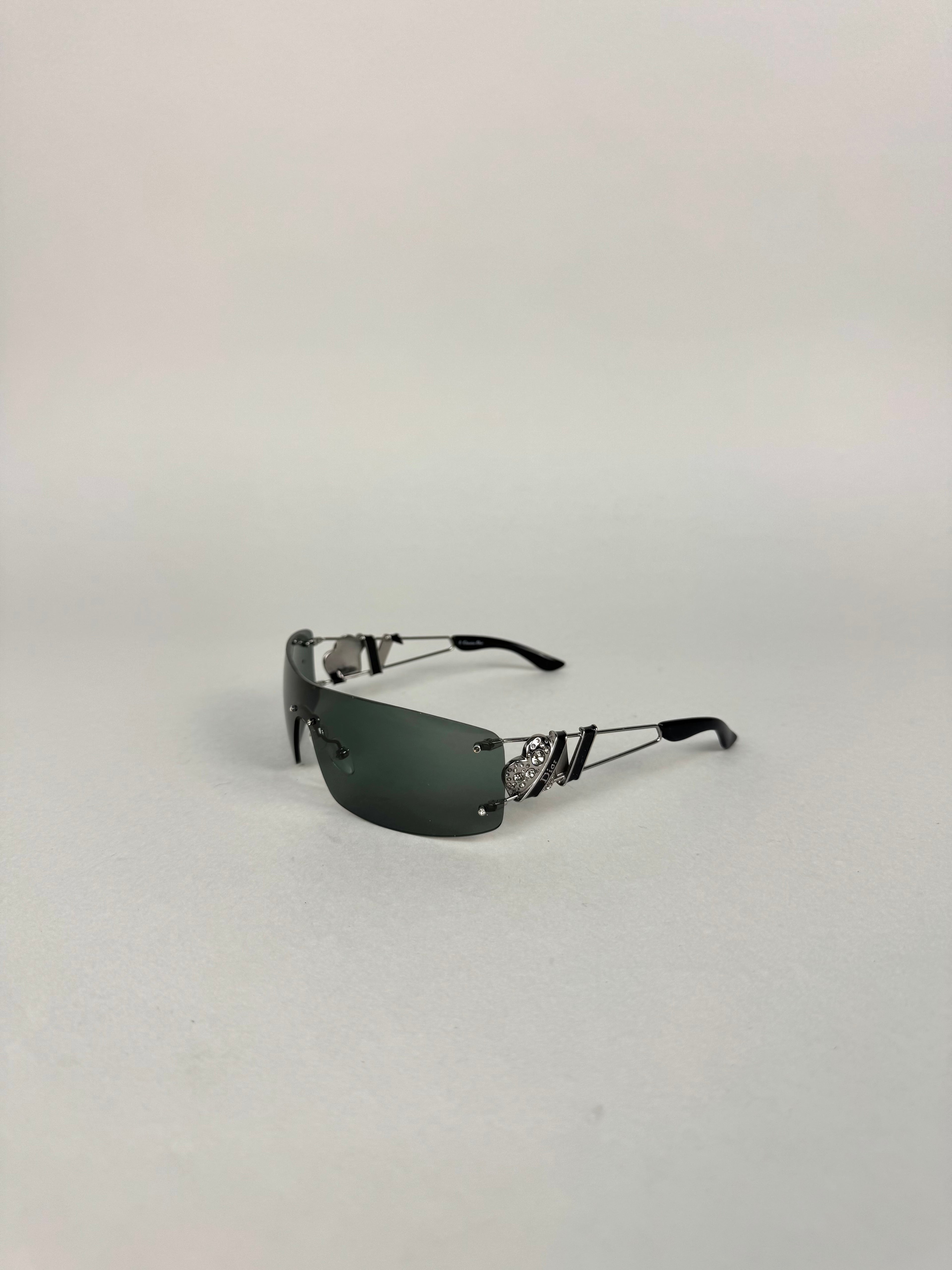 Christian Dior Crystal Heart Core Sunglasses