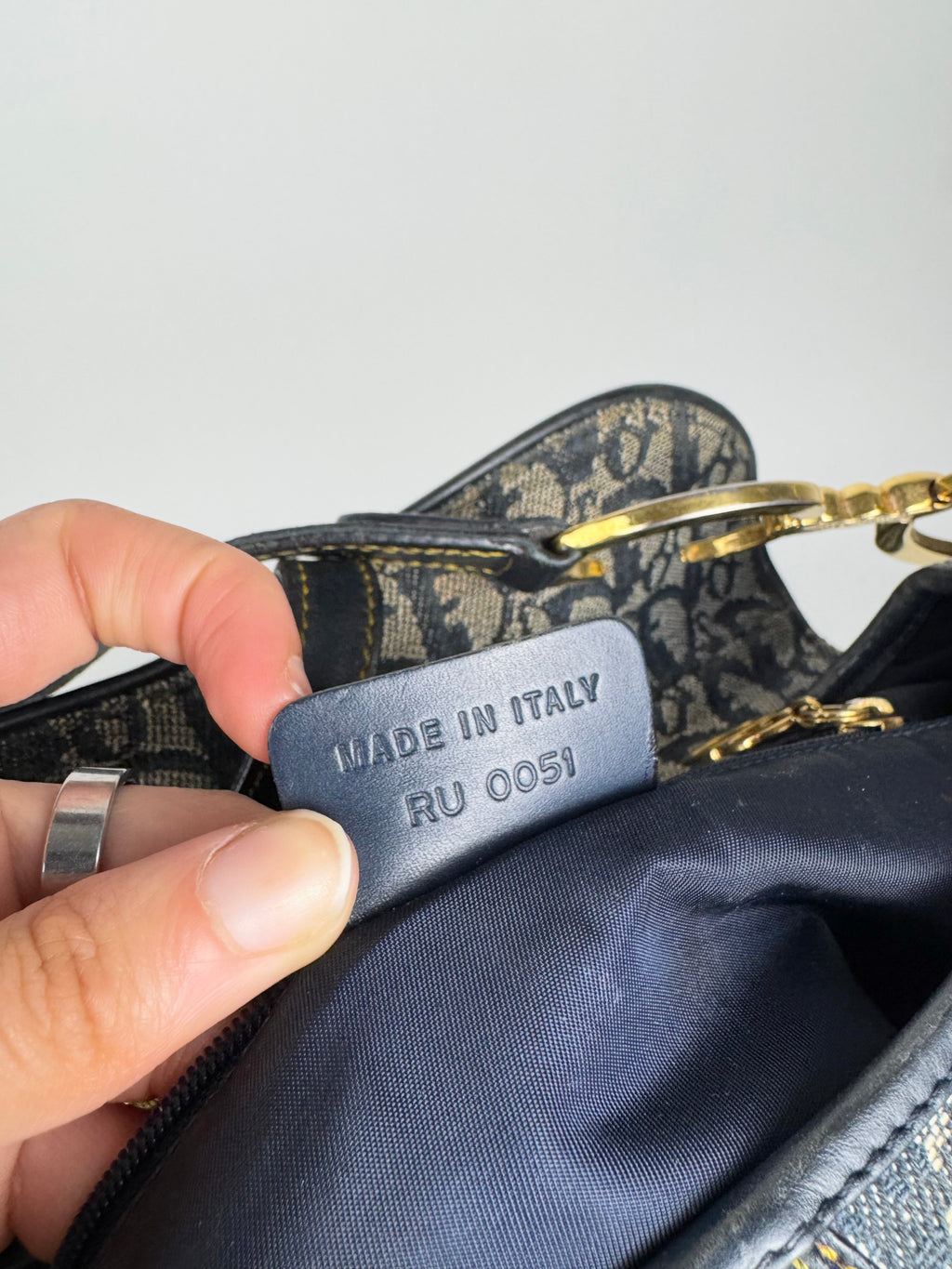 Christian Dior Double Saddle Monogram Oblique