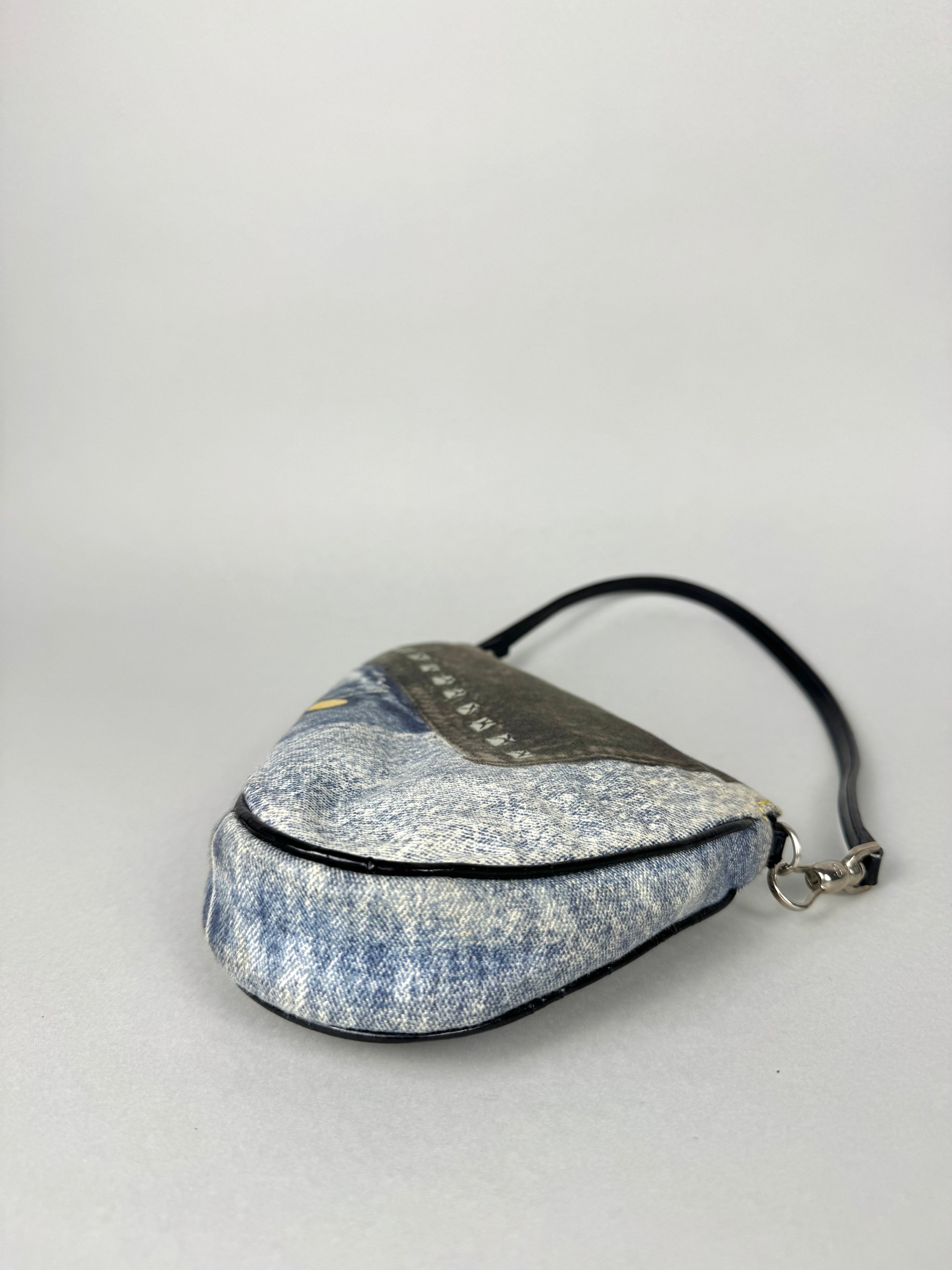 Christian Dior Mini Saddle Denim