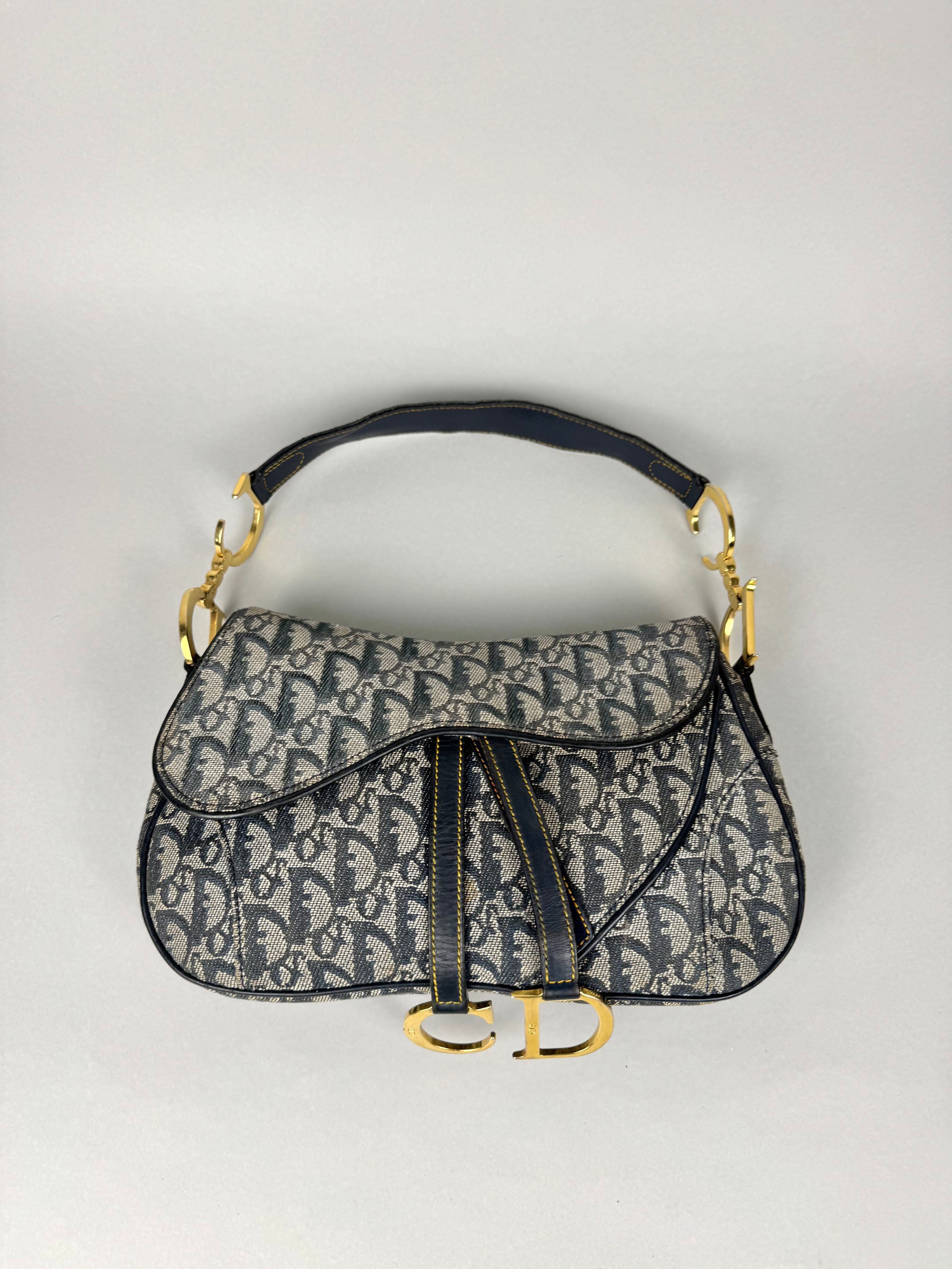 Christian Dior Double Saddle Monogram Oblique
