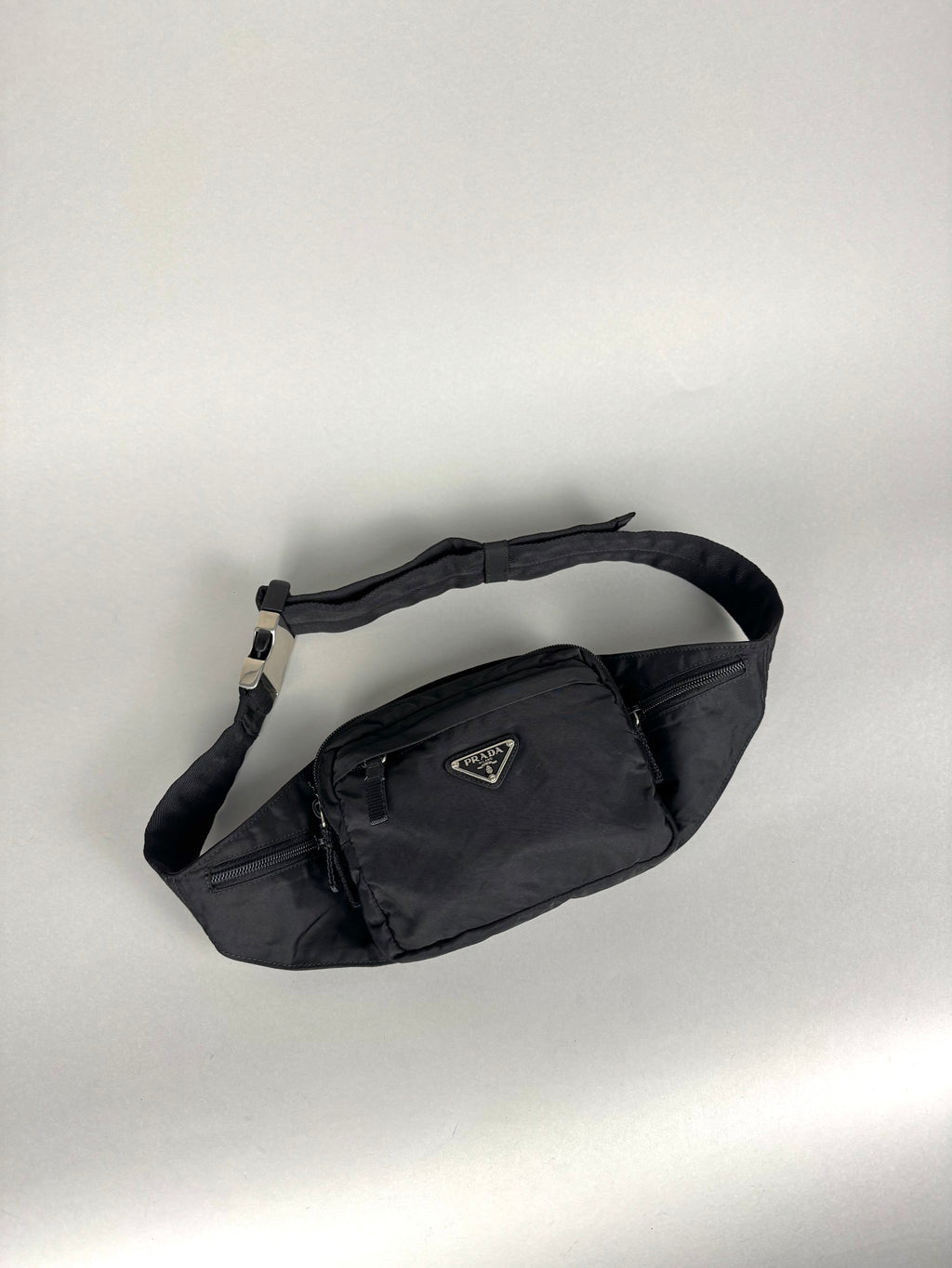 Prada Montagna Nylon Black Belt Pochete