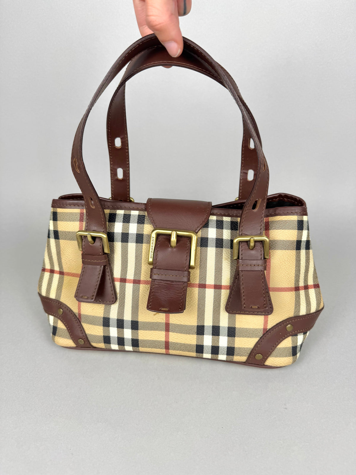 Burberry Haymarket Check Éden Tote