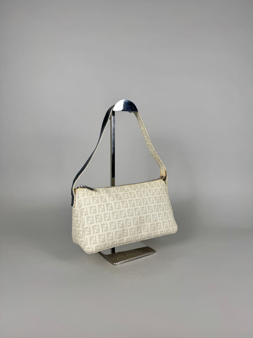 Fendi Monogram White Pochette