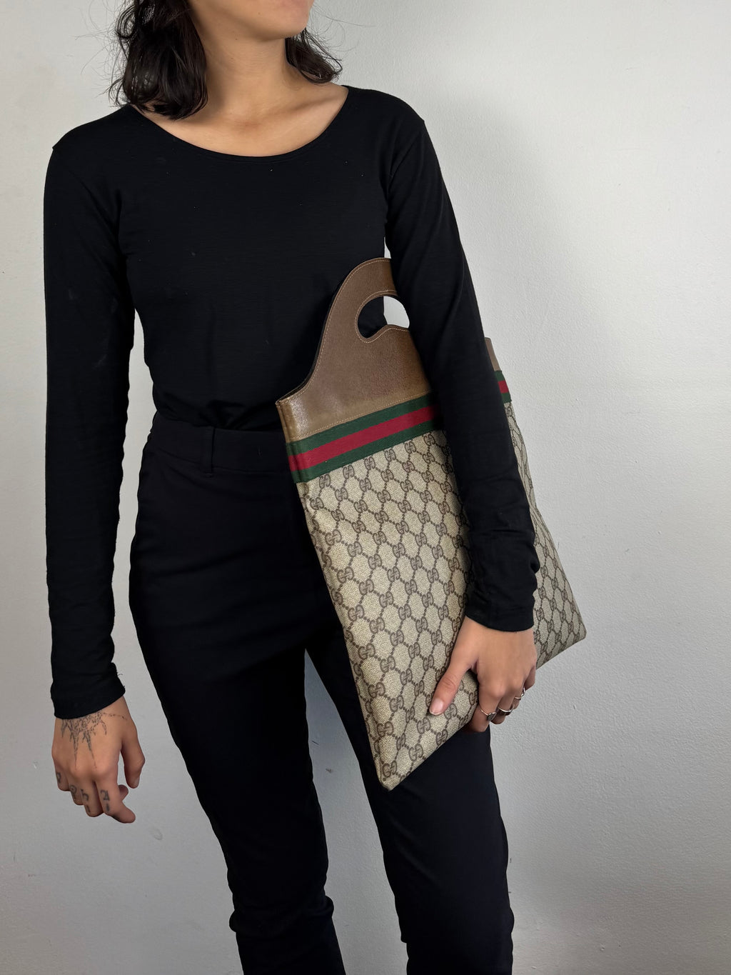 Gucci Monogram GG Plus Portfolio
