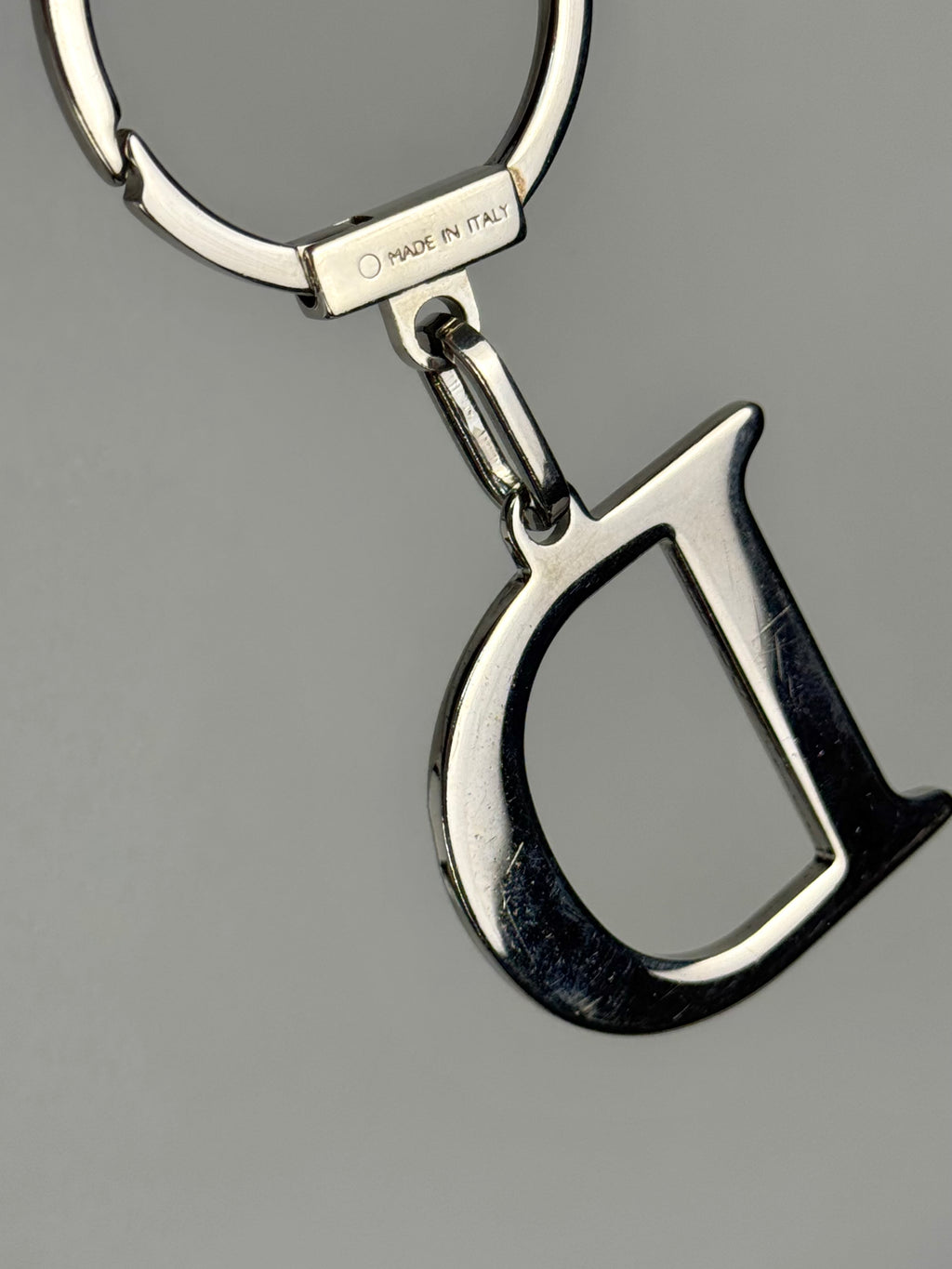 Christian Dior D Charm Keychain
