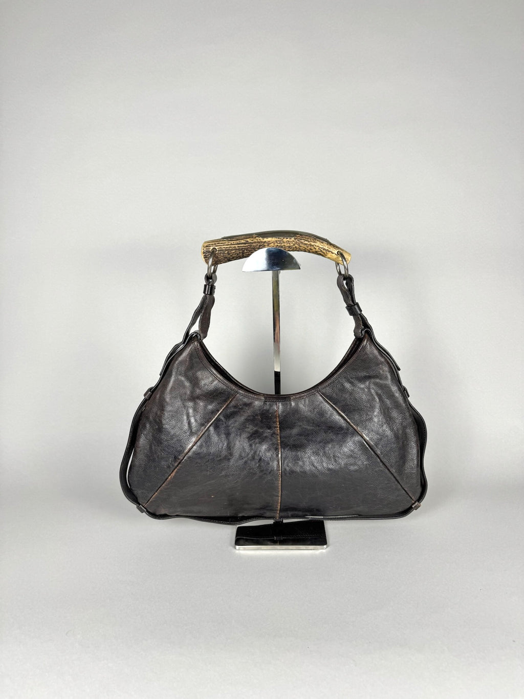 Yves Saint Laurent Mombasa Leather Brown