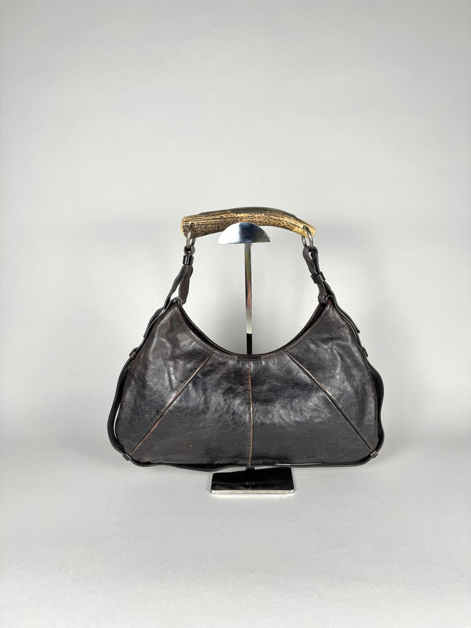 Yves Saint Laurent Mombasa Leather Brown