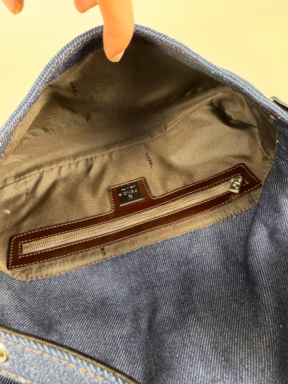 Fendi Baguette Denim