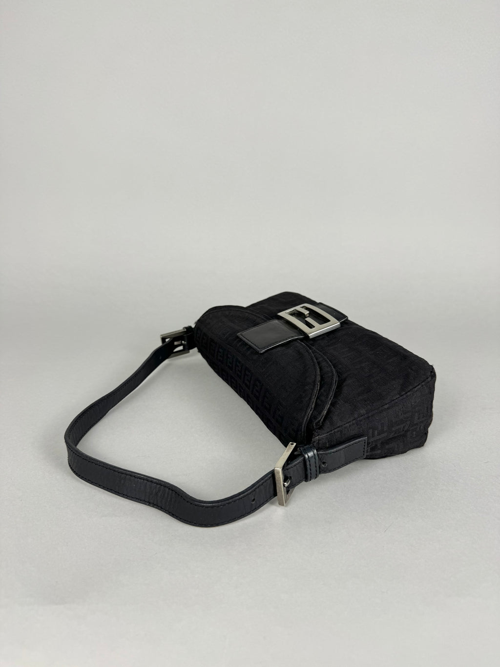 Fendi Baguette Monogram Black